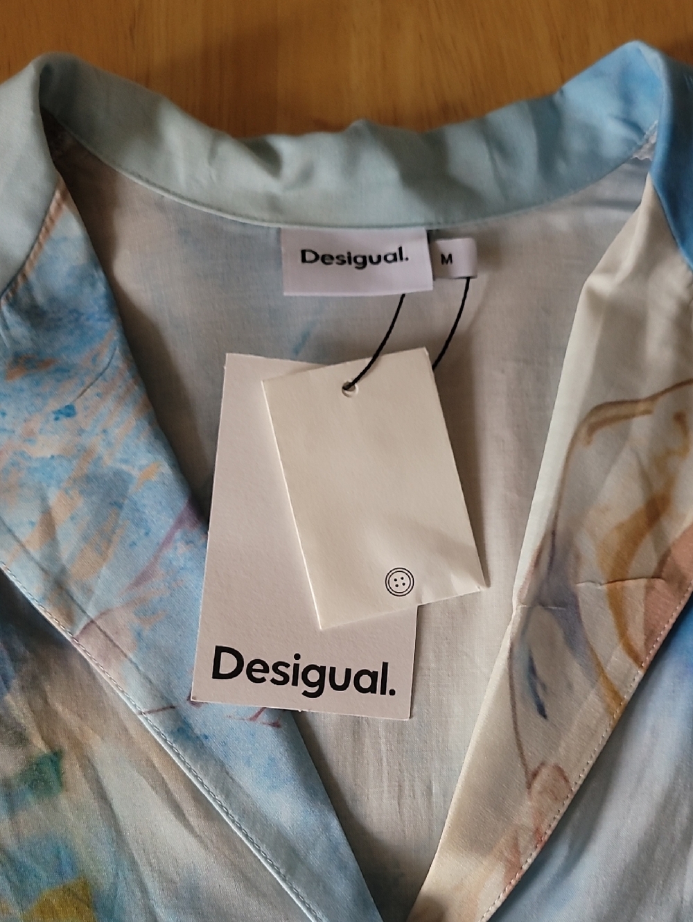 Desigual Shell-Print Short Sleeve Button-Down Shirt - Picture 8 of 12